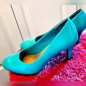 Turquoise Pump Style Heels